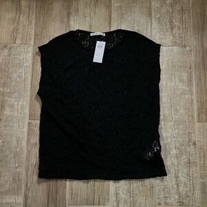 Abercrombie & Fitch Black Lace Blouse